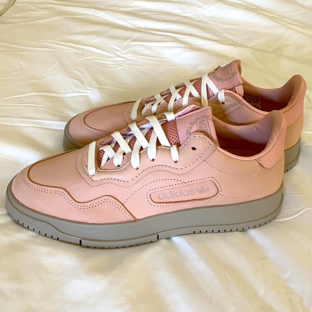 Adidas SC Premiere pink with gum sole